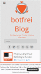 Mobile Screenshot of blog.botfrei.de
